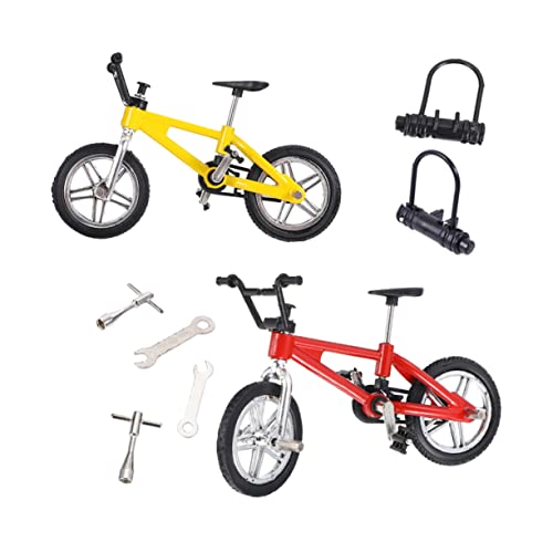 ifundom 2 Sätze Fingerrad Mini kinderspielzeug Pädagogisches Tischspielzeug Toy Set Fingerspitzenbewegungsspielzeug Fingerspielzeug Fingerfahrräder Plastik von ifundom