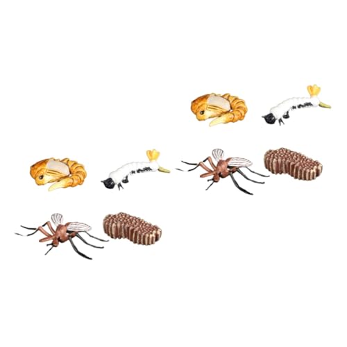 ifundom 2 Sätze Insektenfigurenmodell bastelzeug Craft fogelschreker Kunststoffmodell simarilion tortendeko Einschulung Modelle Simulation Insektenmodell Moskito-Modell fest Tier Kind von ifundom