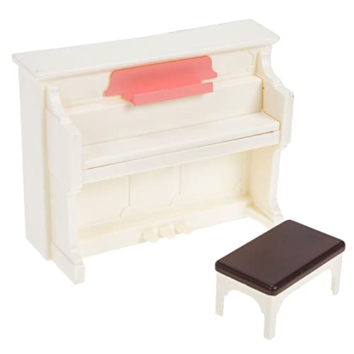 ifundom 2 Sets Mini-Instrumente Klavier Mini-möbel Puppenhaus-Spielzeug Für Jungen Und Mädchen Baby-musikspielzeug Fördert Die Kreativität Beim Rollenspiel Zufällige Farbe von ifundom