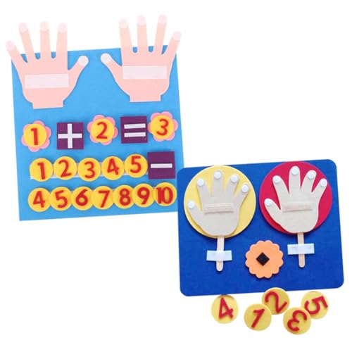 ifundom 2 Sätze Mathe Lernspielzeug aus Filz Pädagogisches Rechenspiel für Vorschule Spielerisches Zählen und Rechnen Lernen Sicher und Handfreundlich Frühförderungsset ifundom 2 Sätze Mathe Lernspielzeug aus Filz Pädagogisches Rechenspiel für Vorschule Spielerisches Zählen und Rechnen Lernen Sicher und Handfreundlich Frühförderungsset von ifundom
