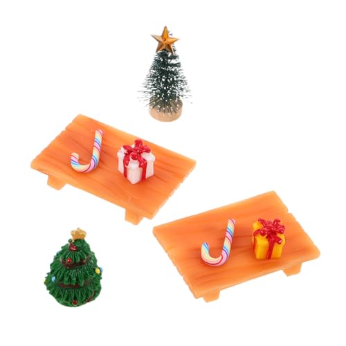 ifundom 2 Sätze Miniatur Weihnachtsdeko mit Zuckerstange Geschenkbox Miniaturstuhl Weihnachtsbaum Figuren für DIY Puppenhaus Festliche Mikro Landschaftsdekorationen ifundom 2 Sätze Miniatur Weihnachtsdeko mit Zuckerstange Geschenkbox Miniaturstuhl Weihnachtsbaum Figuren für DIY Puppenhaus Festliche Mikro Landschaftsdekorationen von ifundom