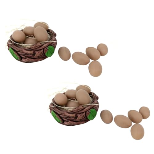 ifundom Miniatur-nestschmuck Im Maßstab 16 2 Sets Heimdekoration Fantasievolles Spielzeug Für Jungen Und Mädchen von ifundom