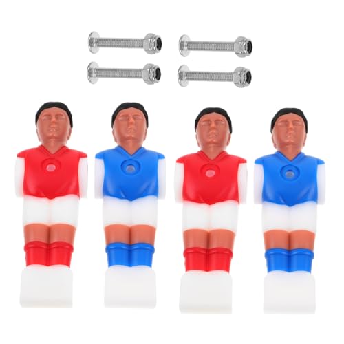 ifundom 2 Sätze Tischfußball Ersatzspieler aus Kunststoff Präzise Gefertigte Foosball Spielfiguren für Ersatz Teamwechsel Kompakte Praktische Figuren für Freizeit Familie und Büro Rote von ifundom