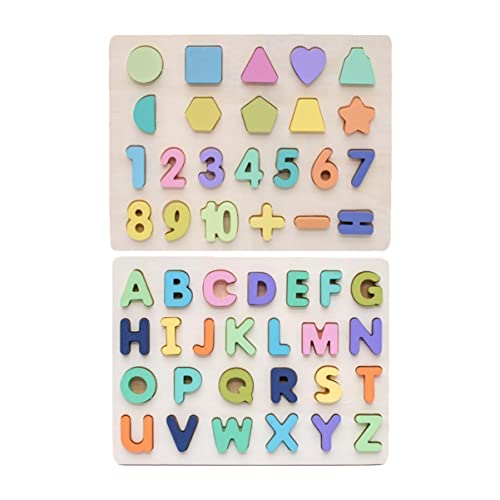 ifundom 2 Sätze Von Kindern Frühes Pädagogisches Spielzeug Puzzle Spielzeug Baustein Digitalspielzeug von ifundom