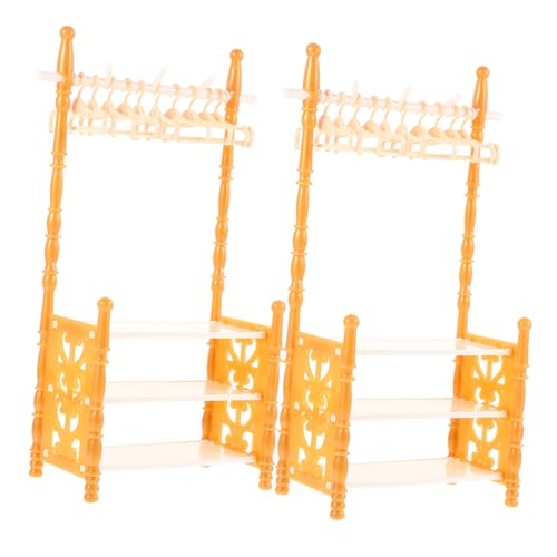 ifundom 2 Sätze Wäscheständer Miniaturen Puppenschuhhalter Zubehör Kleiderbügel-Ornament Tür kindergeschenke Puppenmöbel Requisiten Mini-Hausdekoration Abs ifundom 2 Sätze Wäscheständer Miniaturen Puppenschuhhalter Zubehör Kleiderbügel-Ornament Tür kindergeschenke Puppenmöbel Requisiten Mini-Hausdekoration Abs von ifundom