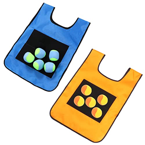 ifundom 2 Sätze klebriger Jersey interaktives Outdoor kleine Spielsachen Kinderwaschmaschine klebriges Ballspielzeug im Freien Sticky Ball Weste Stoff ifundom 2 Sätze klebriger Jersey interaktives Outdoor kleine Spielsachen Kinderwaschmaschine klebriges Ballspielzeug im Freien Sticky Ball Weste Stoff von ifundom
