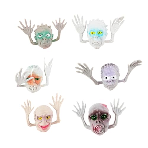 ifundom Set Mit 12 Mini-Geister-fingerpuppen Geschichtenerzählspielzeug Für Jungen Und Mädchen Sicheres Material Für Interaktives Spielen Eltern-Kind-interaktion von ifundom