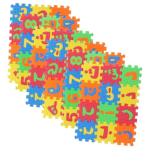 ifundom 2 Sets DIY Spielmatte Buchstabenmatte Große Bodenmatte Puzzle DIY Spielzeug DIY Puzzle Fußmatten Buchstaben Bodenmatte Alphabet Puzzlematte DIY Bodenmatte Alphabet von ifundom