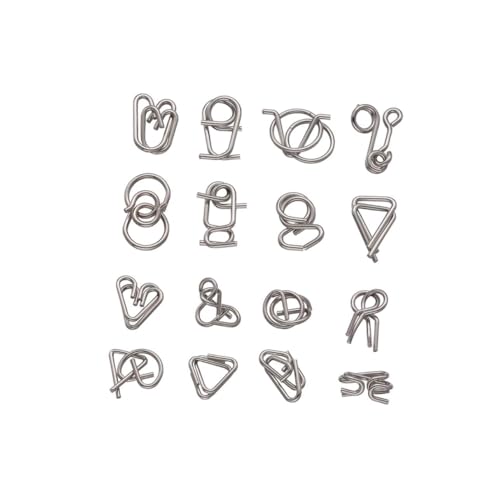 ifundom 2 Sets Gehirn Puzzle Schnalle Puzzles Für Silber von ifundom