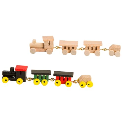 ifundom 2 Sets Holzeisenbahn Miniatur Babypuppe Cartoon Eisenbahn Heimdekoration Mini Hauszubehör Mini Eisenbahn Kreative Eisenbahn Dekoration Eisenbahn Szene Schmuck Eisenbahn ifundom 2 Sets Holzeisenbahn Miniatur Babypuppe Cartoon Eisenbahn Heimdekoration Mini Hauszubehör Mini Eisenbahn Kreative Eisenbahn Dekoration Eisenbahn Szene Schmuck Eisenbahn von ifundom