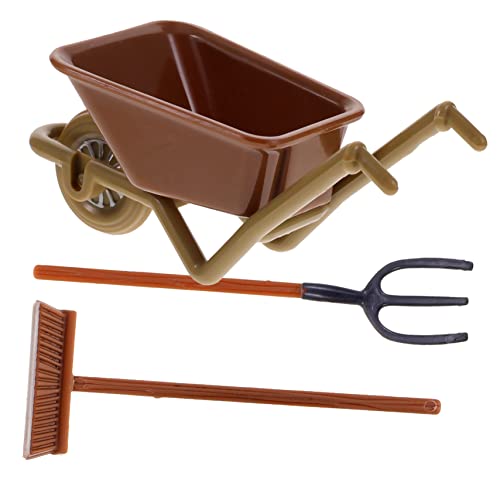 ifundom 2 Sets Mini Wagen Puppenhaus Zubehör Kleine Häuser Kleines Kleines Kleine Häuser Puppenhaus Bauernhof Zubehör Miniatur Bauernhof Zubehör Mini von ifundom