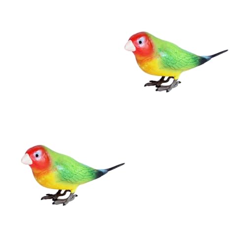 ifundom 2 Stck. Papagei Modell Desktop-Schmuck für simuliertes Papageienspielzeug lebendige Vogelfigur Desktop-Dekoration Vögel basteln papagei schmuck Plastik Bunt ifundom 2 Stck. Papagei Modell Desktop-Schmuck für simuliertes Papageienspielzeug lebendige Vogelfigur Desktop-Dekoration Vögel basteln papagei schmuck Plastik Bunt von ifundom