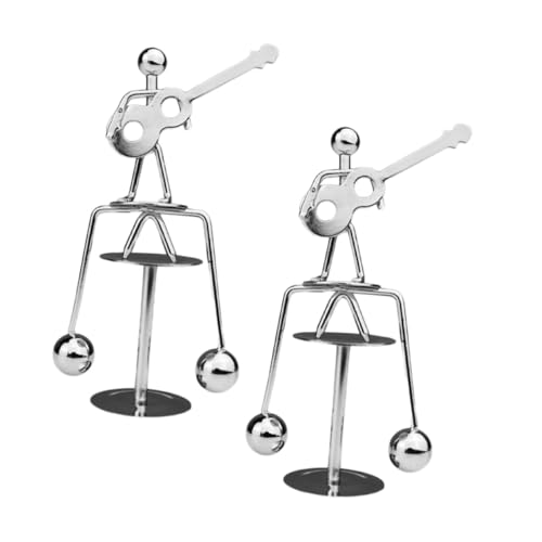 ifundom 2 Stück Balancespielzeug Gitarre und Mann Skulptur Desktop Dekoration Physik Balancierendes Teiliges für Büro und Zuhause ifundom 2 Stück Balancespielzeug Gitarre und Mann Skulptur Desktop Dekoration Physik Balancierendes Teiliges für Büro und Zuhause von ifundom