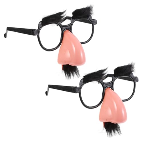 ifundom 2stücke Clownbrillen Mit Schnurrbart Und Nase Lustige Halloween-Brillen Für Erwachsene Für Karneval Und Geburtstagsfeiern Witzige Partyaccessoires ifundom 2stücke Clownbrillen Mit Schnurrbart Und Nase Lustige Halloween-Brillen Für Erwachsene Für Karneval Und Geburtstagsfeiern Witzige Partyaccessoires von ifundom