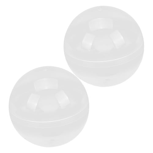 ifundom 2 Stück Befüllbare Kunststoff Eier Transparent Osterdekoration Mini Geschenkboxen Candy Boxen für Party Basteln und Frühlingsfest Wiederverwendbare Plastikkugeln ifundom 2 Stück Befüllbare Kunststoff Eier Transparent Osterdekoration Mini Geschenkboxen Candy Boxen für Party Basteln und Frühlingsfest Wiederverwendbare Plastikkugeln von ifundom