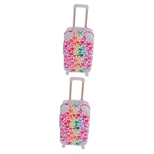 ifundom 2stücke Miniatur Koffer Für Puppen Bunter Kindertrolley Puppenhaus Zubehör Realistisches Design Für Kreative Spielwelten Praktisch Für Reisen Deko ifundom 2stücke Miniatur Koffer Für Puppen Bunter Kindertrolley Puppenhaus Zubehör Realistisches Design Für Kreative Spielwelten Praktisch Für Reisen Deko von ifundom