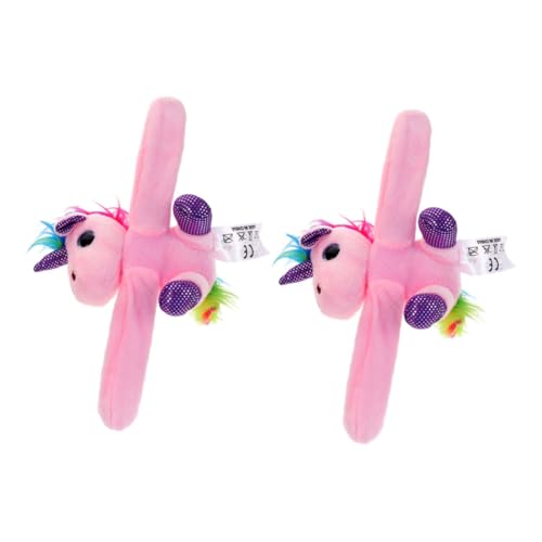 ifundom 2 Stück Einhorn Armbänder Kuscheltiere Kinderspielzeug Die Tier Kinderarmbänder Lustige Schlagarmbänder Dekorative Schlagarmbänder Schlagarmbänder Für von ifundom