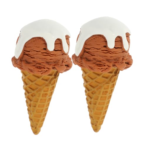 ifundom 2 Stück Eismodell Simulation Eiswaffel künstliche Eiskegel Eisspielzeug Eiscreme Simulations-Dessert- Lebensmittelspielzeug künstliches Eistüte Harz ifundom 2 Stück Eismodell Simulation Eiswaffel künstliche Eiskegel Eisspielzeug Eiscreme Simulations-Dessert- Lebensmittelspielzeug künstliches Eistüte Harz von ifundom