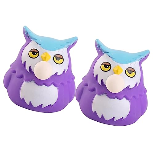 ifundom 2 Stück Entpeak -Eulenspielzeug Kinderspielzeug kleine Quetschspielzeuge Cartoon-Squeeze- kleine Eule Beruhigungsspielzeug für Violett ifundom 2 Stück Entpeak -Eulenspielzeug Kinderspielzeug kleine Quetschspielzeuge Cartoon-Squeeze- kleine Eule Beruhigungsspielzeug für Violett von ifundom