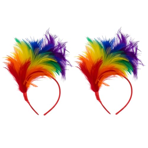 ifundom 2 Stück Feder Stirnband Streamer Geburtstagsdekorationen Federkopfbedeckung Neon-outfits Für Frauen Kostüm Stirnbänder Halloween Stolz-accessoires Für Frauen Rave Metall ifundom 2 Stück Feder Stirnband Streamer Geburtstagsdekorationen Federkopfbedeckung Neon-outfits Für Frauen Kostüm Stirnbänder Halloween Stolz-accessoires Für Frauen Rave Metall von ifundom