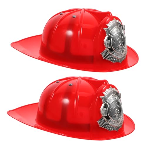 ifundom 2 Stück Feuerwehrhelm Rot Feuerwehrmann Kostüm Zubehör Party Helm Rollenspiel Bühnenperformance Jungen Mädchen ifundom 2 Stück Feuerwehrhelm Rot Feuerwehrmann Kostüm Zubehör Party Helm Rollenspiel Bühnenperformance Jungen Mädchen von ifundom