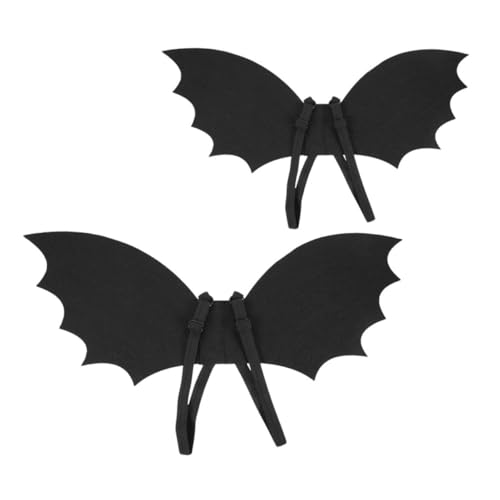 ifundom 2 Stück Fledermausflügel flügel Halloween zubehör flügel für Halloween Accessoires Halloween-Haustierdekorationen Halloween-Kostüm für Mädchen Eva Black ifundom 2 Stück Fledermausflügel flügel Halloween zubehör flügel für Halloween Accessoires Halloween-Haustierdekorationen Halloween-Kostüm für Mädchen Eva Black von ifundom