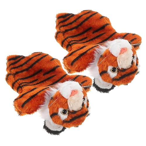 ifundom 2 Stück Handpuppe Früherziehung Cartoon-handpuppe Handpuppe Für Kinderspielzeug Interessantes Marionettenspielzeug Tierpuppe Puppen Für Babys Cartoon-Puppen Plüsch von ifundom