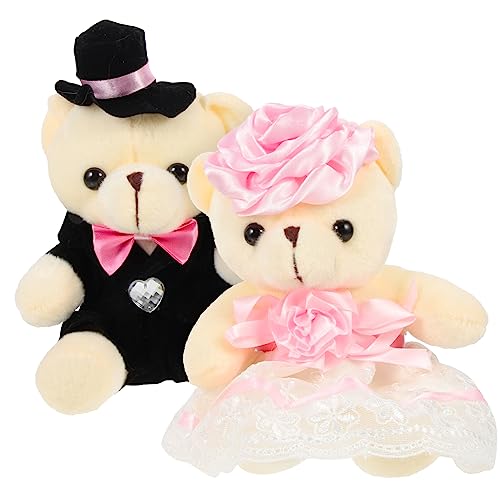 ifundom 2 Stück Hochzeit Bär Puppe Kinder Bären Spielzeug Tier Raumdekorationen Bär T Shirt Stoffbären Puppe Kleine Bären Spielzeug Bär Stofftiere Babypuppen Rosa Pp Baumwolle ifundom 2 Stück Hochzeit Bär Puppe Kinder Bären Spielzeug Tier Raumdekorationen Bär T Shirt Stoffbären Puppe Kleine Bären Spielzeug Bär Stofftiere Babypuppen Rosa Pp Baumwolle von ifundom