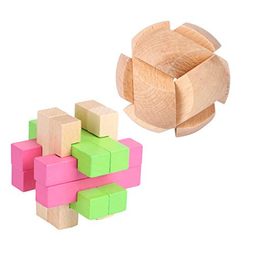 ifundom 2 Stück Holzspielzeug Für Dreidimensionales Kinderspielzeug Aus Holz Partyspielspielzeug Luban-Schloss Holzspielzeug Zum Zusammenbauen Hölzern ifundom 2 Stück Holzspielzeug Für Dreidimensionales Kinderspielzeug Aus Holz Partyspielspielzeug Luban-Schloss Holzspielzeug Zum Zusammenbauen Hölzern von ifundom