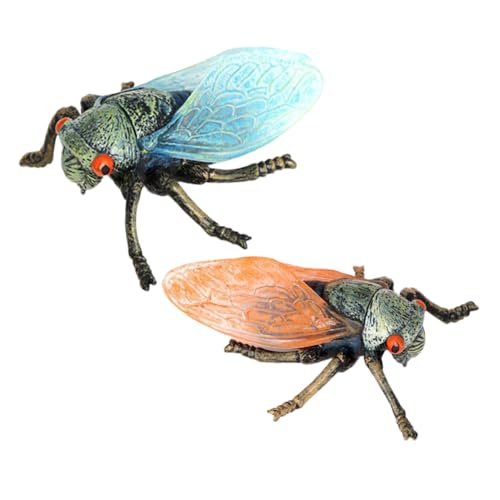 ifundom 2 Stück Insektenmodell Zikaden-Modell Lebensechte Simulation eines Insektenmodells gefälscht Animal Toys Tier Zikaden-Skulptur kleine Insektenstatue Plastik ifundom 2 Stück Insektenmodell Zikaden-Modell Lebensechte Simulation eines Insektenmodells gefälscht Animal Toys Tier Zikaden-Skulptur kleine Insektenstatue Plastik von ifundom