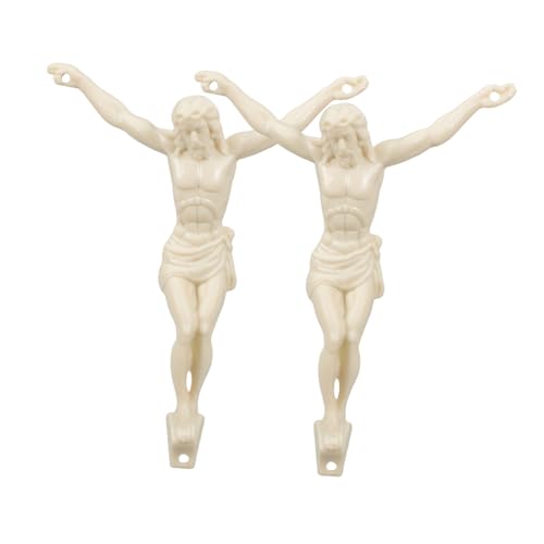 ifundom 2 Stück Jesus Zubehör Wandanhänger Grüne Ornamente Geldbaum Ornamente Handschmuck Kreuzschmuck Auto Anhänger Transparentes Saxophon Desktop Anhänger Halskette von ifundom