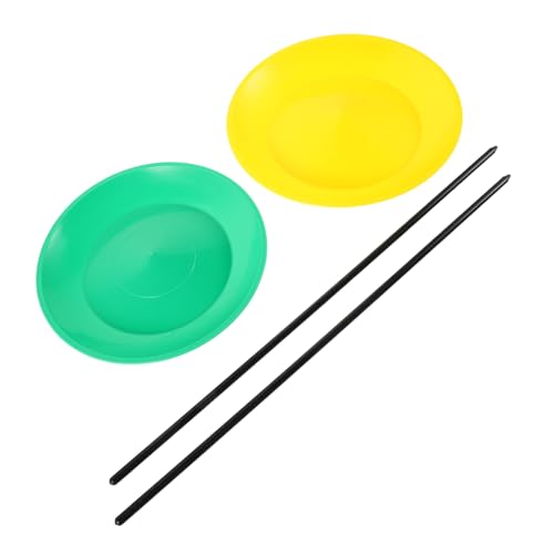 ifundom 2 Stück Jonglierteller Und Stäbe, Bunter Spinnteller, Jonglierset Für Anfänger, Zirkusvorführung, Multifunktionales Jonglierspielzeug Für Partys ifundom 2 Stück Jonglierteller Und Stäbe, Bunter Spinnteller, Jonglierset Für Anfänger, Zirkusvorführung, Multifunktionales Jonglierspielzeug Für Partys von ifundom