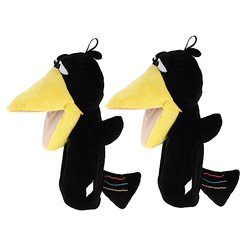 ifundom 2 Stück Krähe Handpuppe Cartoon Handpuppe Spielzeugpuppen -Cartoon-Marionetten Handpuppe lustige Spielsachen Cartoon-Puppenspielzeug Plüsch Black ifundom 2 Stück Krähe Handpuppe Cartoon Handpuppe Spielzeugpuppen -Cartoon-Marionetten Handpuppe lustige Spielsachen Cartoon-Puppenspielzeug Plüsch Black von ifundom