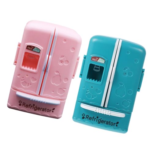 ifundom 2 Stück Kühlschrank Modell kühlschrank für Puppenhaus Mini- -Ornament-Miniaturen Puppenzubehör Haustier Mini-Essen Mini-Kühlschrank-Ornament Miniaturmöbel Abs ifundom 2 Stück Kühlschrank Modell kühlschrank für Puppenhaus Mini- -Ornament-Miniaturen Puppenzubehör Haustier Mini-Essen Mini-Kühlschrank-Ornament Miniaturmöbel Abs von ifundom