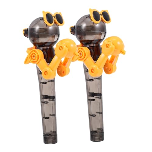 ifundom 2 Stück Lollipop -Roboterspielzeug Kleinkind Halter Roboter Lutscher für Kinderspielzeug süßigkeiten Mini- kleine Spielsachen Plastik Black Zufällige Farbe ifundom 2 Stück Lollipop -Roboterspielzeug Kleinkind Halter Roboter Lutscher für Kinderspielzeug süßigkeiten Mini- kleine Spielsachen Plastik Black Zufällige Farbe von ifundom