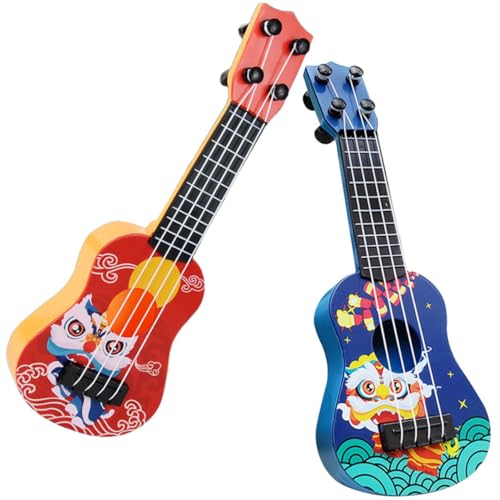 ifundom 2 Stück Mini Gitarre Kleinkind Gitarre Im Alter Von 1–3 Jahren Musikinstrument Für Kinder Spielzeug Mädchengitarren Für Kinder Im Alter Von 8–13 Jahren Kinder Ukulele von ifundom