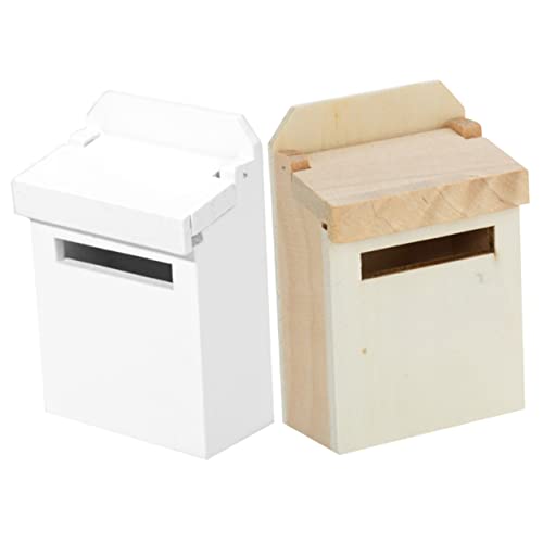 ifundom 2stücke Miniatur Holz Briefkasten Dekoration Puppenhaus Zubehör Niedliches Mini Mailbox Modell Aus Holz Für Kreative Szenen Und Fantasievolles Spielen ifundom 2stücke Miniatur Holz Briefkasten Dekoration Puppenhaus Zubehör Niedliches Mini Mailbox Modell Aus Holz Für Kreative Szenen Und Fantasievolles Spielen von ifundom