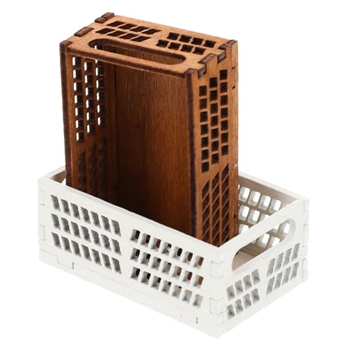 ifundom 2 Stück Mini Puppenhaus-Bausatz Kleiner Vorratsbehälter Wäschekorb Spielzeugkorb Storage Boxes aufbwahrungs-Box mikrolle lustige Korbdekoration lustige Puppenhausdekoration hölzern ifundom 2 Stück Mini Puppenhaus-Bausatz Kleiner Vorratsbehälter Wäschekorb Spielzeugkorb Storage Boxes aufbwahrungs-Box mikrolle lustige Korbdekoration lustige Puppenhausdekoration hölzern von ifundom