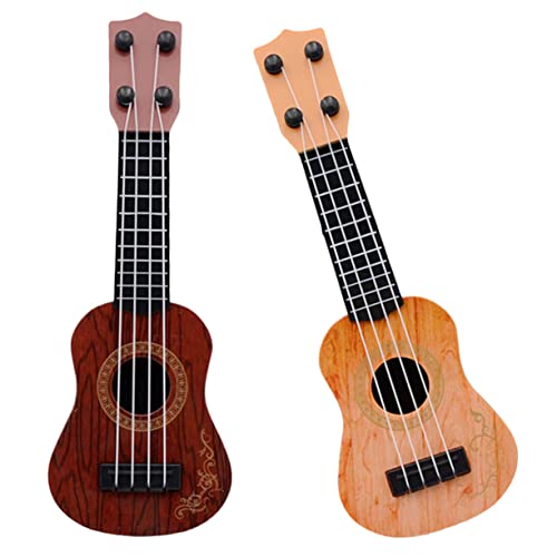 ifundom Mini-Ukulele Und Gitarrenspielzeug Für Kinder – Musikspielzeug Für Kleinkinder – Lerninstrument – ​​sichere Kunststoffkonstruktion – Ideal Für Kinderpartys von ifundom