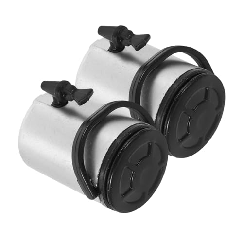ifundom 2 Stück Mini-puppenhausmöbel: Realistisches Milchteefass-Ornament – Miniatur-küchenzubehör Für Die Puppenhausdekoration ifundom 2 Stück Mini-puppenhausmöbel: Realistisches Milchteefass-Ornament – Miniatur-küchenzubehör Für Die Puppenhausdekoration von ifundom