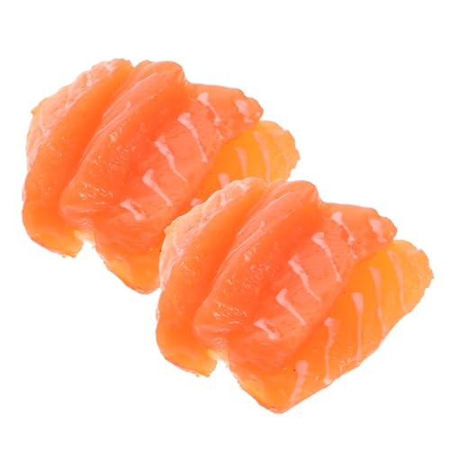 ifundom 2 Stück Modell Lachsfilet gefälschte Lebensmittelspielzeuge zum Thema Essen gefälschtes Essen zur Präsentation gefälschte Lebensmittel realistisch PVC ifundom 2 Stück Modell Lachsfilet gefälschte Lebensmittelspielzeuge zum Thema Essen gefälschtes Essen zur Präsentation gefälschte Lebensmittel realistisch PVC von ifundom