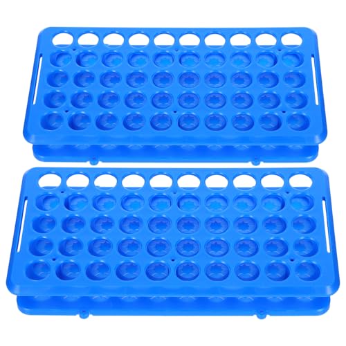 ifundom 2 Stück Reagenzglashalter Mit 50 Löchern Probenflaschenständer Für Wissenschaftliche Experimente Schullabor – Halter Zum Ordnen Von Reagenzgläsern Probenfläschchen ifundom 2 Stück Reagenzglashalter Mit 50 Löchern Probenflaschenständer Für Wissenschaftliche Experimente Schullabor – Halter Zum Ordnen Von Reagenzgläsern Probenfläschchen von ifundom