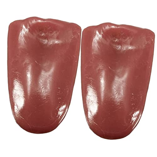 ifundom 2 Stück Requisiten künstlich lustig Streich gefälscht Piercings Halloween Dekoration Halloween-Dekoration halloweendeko Halloween Decor Funny Toys funnytoys Fun Toy Brown von ifundom