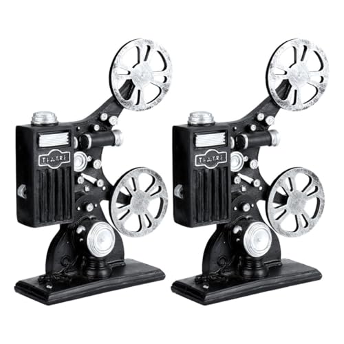 ifundom Einzigartiges Sammlerstück Filmprojektor-Modell Retro-projektor-Figur Statue Kino- Film-Vintage-Statue Heimdekoration von ifundom