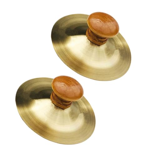 ifundom 2 Stück Schlaginstrument Für Handtrommel Handpfanne Becken Zungentrommel Aus Stahl Percussion-Musikinstrument Kleines Fingerinstrument Mini-Musikinstrument Golden Metall ifundom 2 Stück Schlaginstrument Für Handtrommel Handpfanne Becken Zungentrommel Aus Stahl Percussion-Musikinstrument Kleines Fingerinstrument Mini-Musikinstrument Golden Metall von ifundom