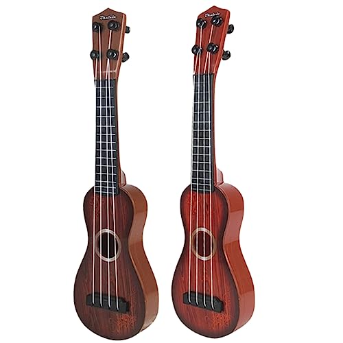ifundom Ukulele-Spielzeug Für Jungen Und Mädchen Musikinstrument-Spielzeug Für Mädchen Echte Ukulele Simulationsgitarren-Spielzeug Zufällige Farbe von ifundom