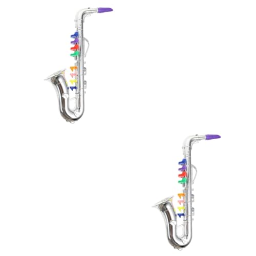 ifundom 2 Stück Simuliertes Musikinstrument Für Kinder Gehirnspielzeug Trompete Musikspielzeug Spielzeugtrompete Für Kinder Spielzeug Saxophon Kindertrompete Spielzeug von ifundom