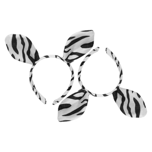 ifundom 2 Stück Stirnband Mit Zebraohren Stirnband Tier-make-up-stirnband Halloween-cosplay-kopfbedeckung Ohren Haarbänder Party-kopfbedeckung Tierischer Kopfschmuck Plastik Weiß ifundom 2 Stück Stirnband Mit Zebraohren Stirnband Tier-make-up-stirnband Halloween-cosplay-kopfbedeckung Ohren Haarbänder Party-kopfbedeckung Tierischer Kopfschmuck Plastik Weiß von ifundom