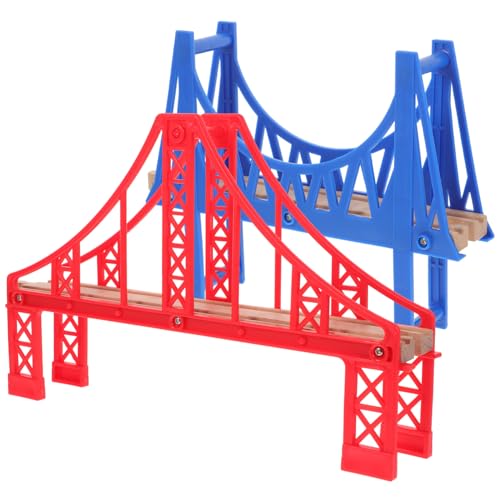 ifundom 2 Stück Teiliges Brückenspielzeug für Holzeisenbahn Robustes Modell mit Einfacher Montage Kompatibel mit Gängigen Zugschienensystemen für Kreatives Bauen und Szenenmodelle ifundom 2 Stück Teiliges Brückenspielzeug für Holzeisenbahn Robustes Modell mit Einfacher Montage Kompatibel mit Gängigen Zugschienensystemen für Kreatives Bauen und Szenenmodelle von ifundom