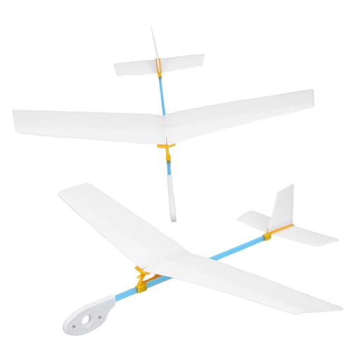 ifundom 2stücke Flugzeug-modellbausatz Für Junge Mädchen Bastelset Mit Segelflugzeugen Zum Bemalen DIY Modellflugzeugbausatz Als Luftfahrtwissenschaftliches Spielzeug Für von ifundom